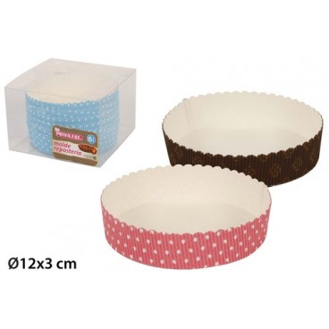 2052682 MOULE PATISSERIE 12X3CM 6PCS (48 PIECES)