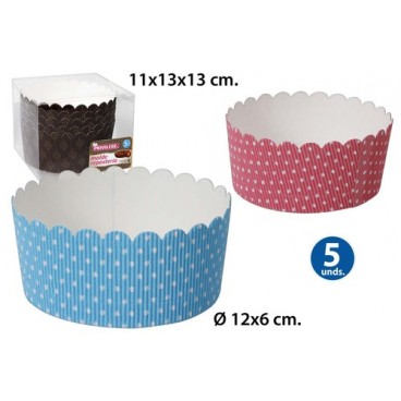 2052683 MOULE PATISSERIE 12X6CM 5PCS (48 PIECES)