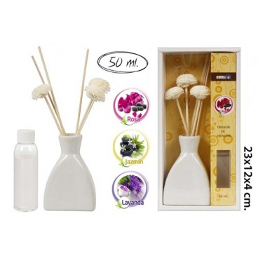 2052761 DIFFUS.FRAGANCE 50ML VASE&FLEURS (24 PIECES)