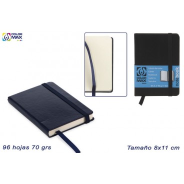CARNET DE NOTES 96 FEUILLES - 8X11 - 2 ASS - 70 GRS ( 96 PIECES)