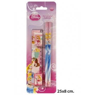 2052937 SET SCOLAIRE 5 PCS PRINCESS (96 PIECES)