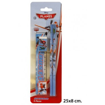 2052938 SET SCOLAIRE 5 PCS PLANES (96 PIECES)