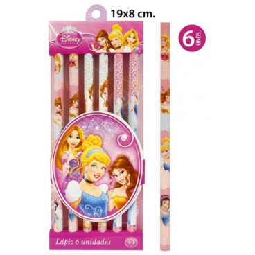 2052968 JEU 6 CRAYONS 'PRINCESS' (96 PIECES)