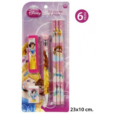 2052976 SET SCOLAIRE 6 PCS PRINCESS (84 PIECES)
