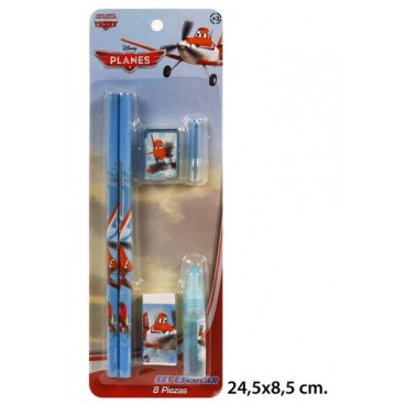 2052980 SET SCOLAIRE 8 PCS PLANES (84 PIECES)