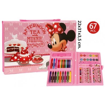 2053086 MALLETTE ACTIVITES 67PC 'MINNIE' (24 PIECES)