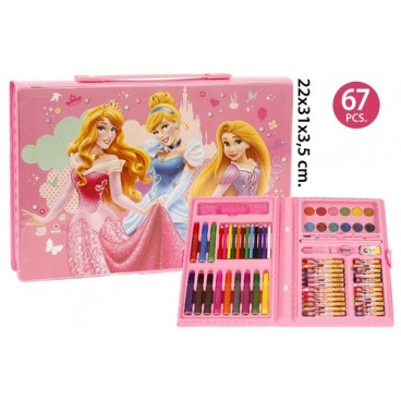 2053087 MALLETTE ACTIVITES 67PC PRINCESS (24 PIECES)