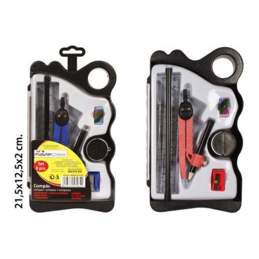 2053264 COMPAS SET 8PCS (24 PIECES)