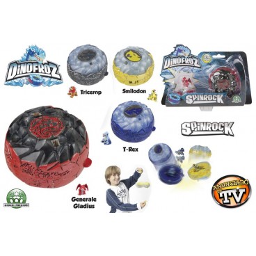 7285-BLISTER SPINROCK STARTER - DINOFROZ 4 ASS ( 12 PIECES)