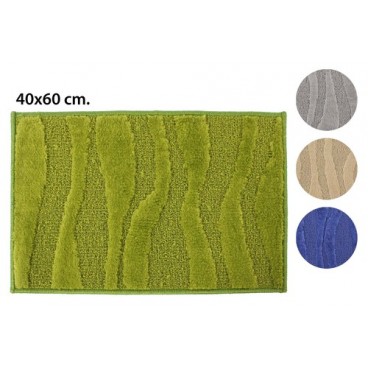 2053339 TAPIS VAGUES 40X60 4 ASSORT. (24 PIECES)