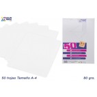 PACK 50 FEUILLES A4 - 80GR ( 40 PIECES)