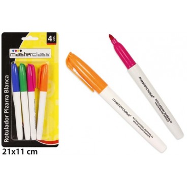 2053383 MARQUEUR EFFA€ABLE ARDOISE BLANCHE 4PCS (96 PIECES)