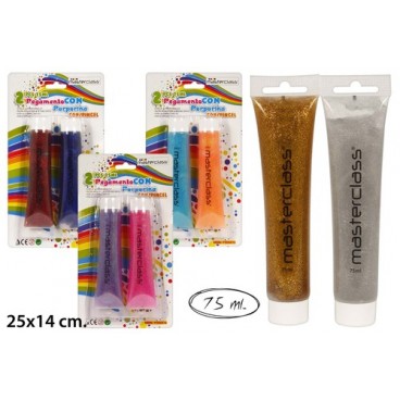2053396 COLLE A/PURPURINE ET PINCEAU 2PCS (60 PIECES)
