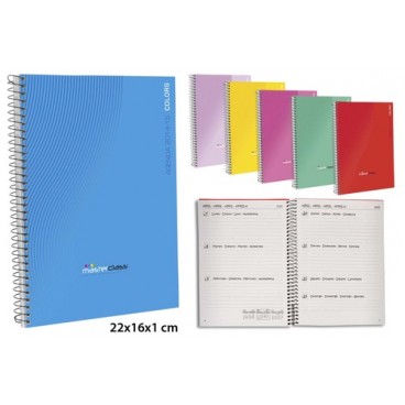 2053460 AGENDA SCOLAIRE 2014-15 COLORS (48 PIECES)
