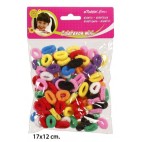 2053489 ELASTIQUES CHEVEUX MINI 120 P. (96 PIECES)