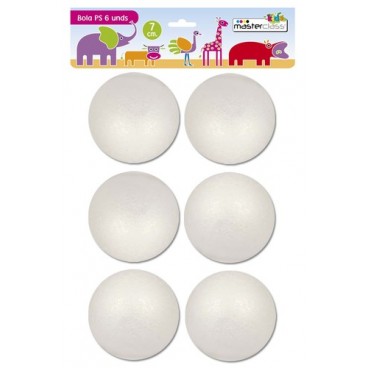 2053512 BOULES DE MOUSSE 7 CM (6 PCS) (48 PIECES)