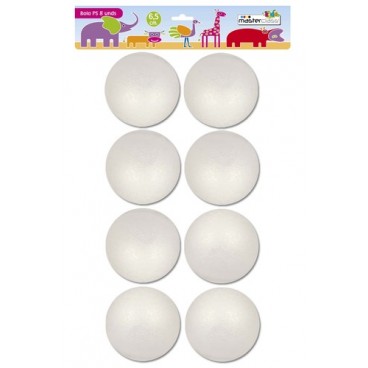 2053513 BOULES DE MOUSSE 6.5CM (8 PCS) (48 PIECES)