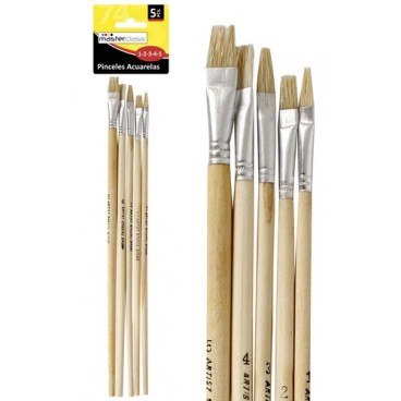 2053534 PINCEAUX AQUARELLES 5PC (1 AU 5) (96 PIECES)