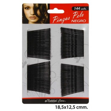 2053545 PINCE A CHEVEUX 144PCS NOIRS (72 PIECES)