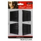 2053545 PINCE A CHEVEUX 144PCS NOIRS (72 PIECES)