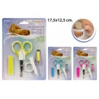 2053550 COUPE-ONGLES BEBE SET 4 PCS (72 PIECES)