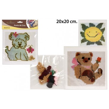 2053563 POINT DE CROIX 20X20CM (72 PIECES)