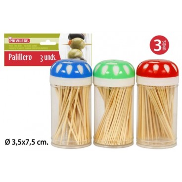 2053690 PORTE CURE-DENTS 3 X 80PCS (72 PIECES)