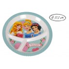 2053694 ASSIETTE MELAMINE 3 COMP.21.20CM PRINCESS (96 PIECES)