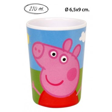 2053706 GOBELET MELAMINE 210ML PEPPA PIG (144 PIECES)