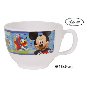 2053707 CHOPE DEJEUNER JUMBO MELAMINE 680ML MICKEY (48 PIECES)