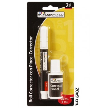 2053725 STYLO CORRECTEUR + PINCEAU CORRECT. (120 PIECES)