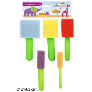 2053730 JEU PINCEAU EPONGE MANUELS 5PCS (48 PIECES)