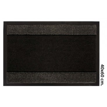 2053820 TAPIS 40X60 NOIR-GRIS (12 PIECES)