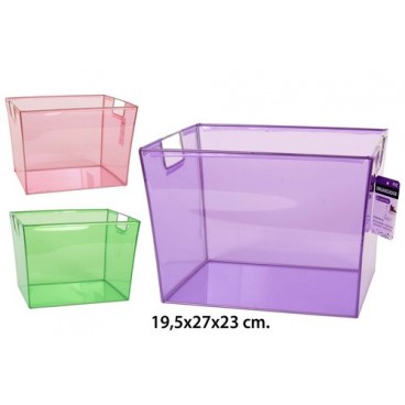 2053847 BOITE RANGEMENT PVC 27X23X19.5 (48 PIECES)