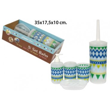 2054114 SET BAIN 5PCES 2 ASSORT. (12 PIECES)