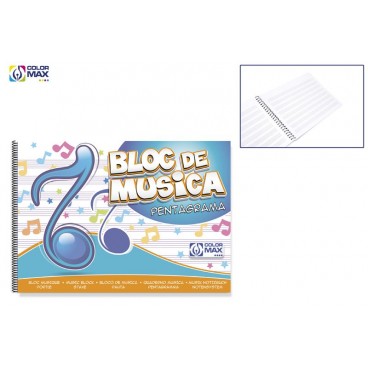 CAHIER SCOLAIRE MUSIQUE 1/4 ( 50 PIECES)