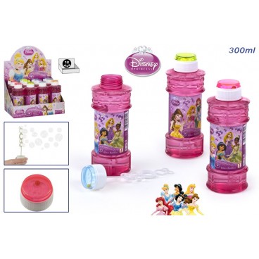 BOUTEILLE BULLES SAVON 3OO ML - PRINCESS - DISP 12