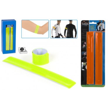 BLISTER 2 RUBAN RÉFLÉCHISSANTS - JAUNE / ORANGE ( 48 PIECES)