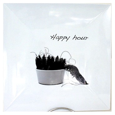 Plat carré HAPPY HOUR BACI (Référence: HH01-Colisage: 24)
