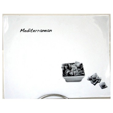 Assiette rectangle Mediterranean BACI (Référence: M03B-Colisage: 12)