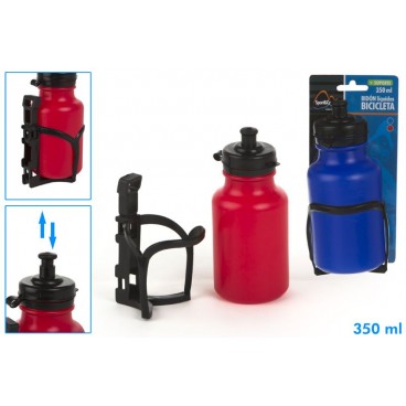 GOURDE 350 ML + SUPPORT BICYCLETTE ( 24 PIECES)