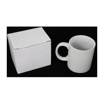 Mug blanc + boîte (Réf 1187 par lot de 24 pcs)