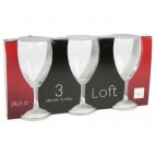 Verre à vin 24.5cl Loft (Réf 1177 par 24 sets de 3 pcs)