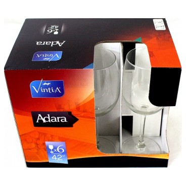 Verre à eau x6 Adara 42 (Référence: adara42-Colisage: 12)