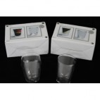 Verre double * 2 (Réf 1130 par lot de 24 sets)