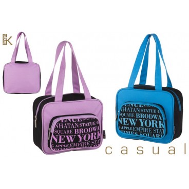 SAC NEW YORK 23X19X9 CM - 2 ASS ( 12 PIECES)