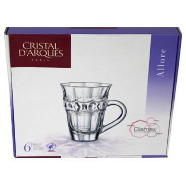 Verre à thé *6 cristal d'Arques (Réf 1140 par lot de 24 sets)