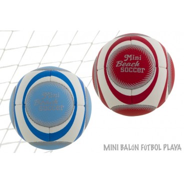 MINI BALLON FOOTBALL PLAGE - 2 ASS ( 24 PIECES)