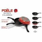 Poele fonte d'aluminium 24 cm (Réf 1121 par lot de 24 pcs)