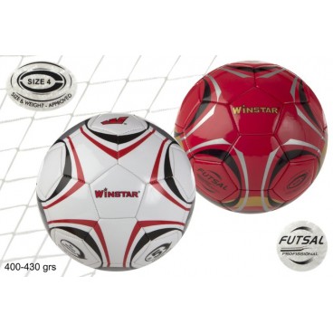 BALLON FOOTBALL EN SALE WINSTAR SHINY - TAILLE 4 - 400/430G